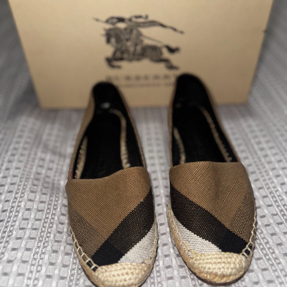 Burberry Women's Brown and Black Espadrilles